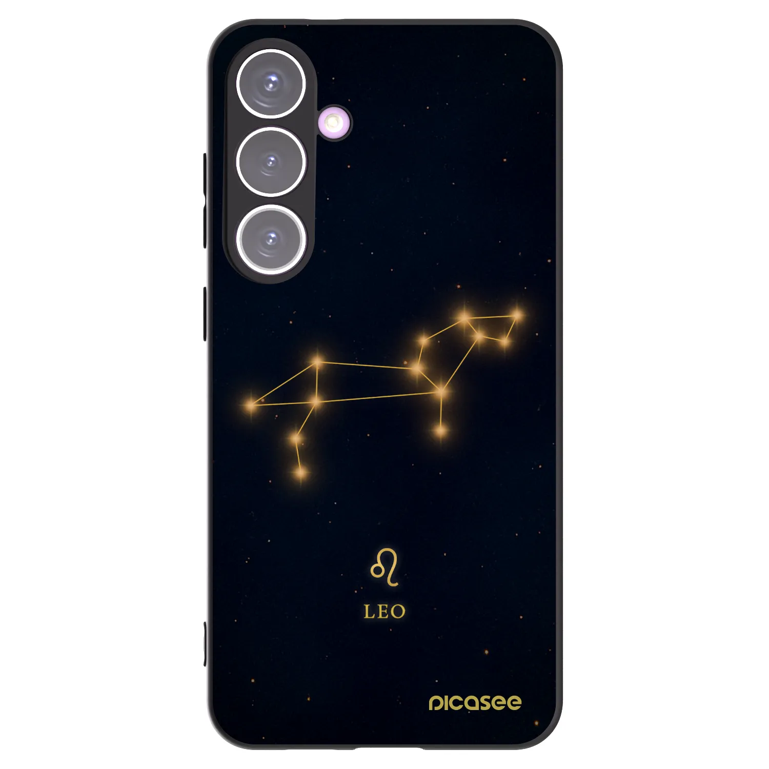 Picasee crna silikonska maskica za Samsung Galaxy S24+ S926B 5G - LEO