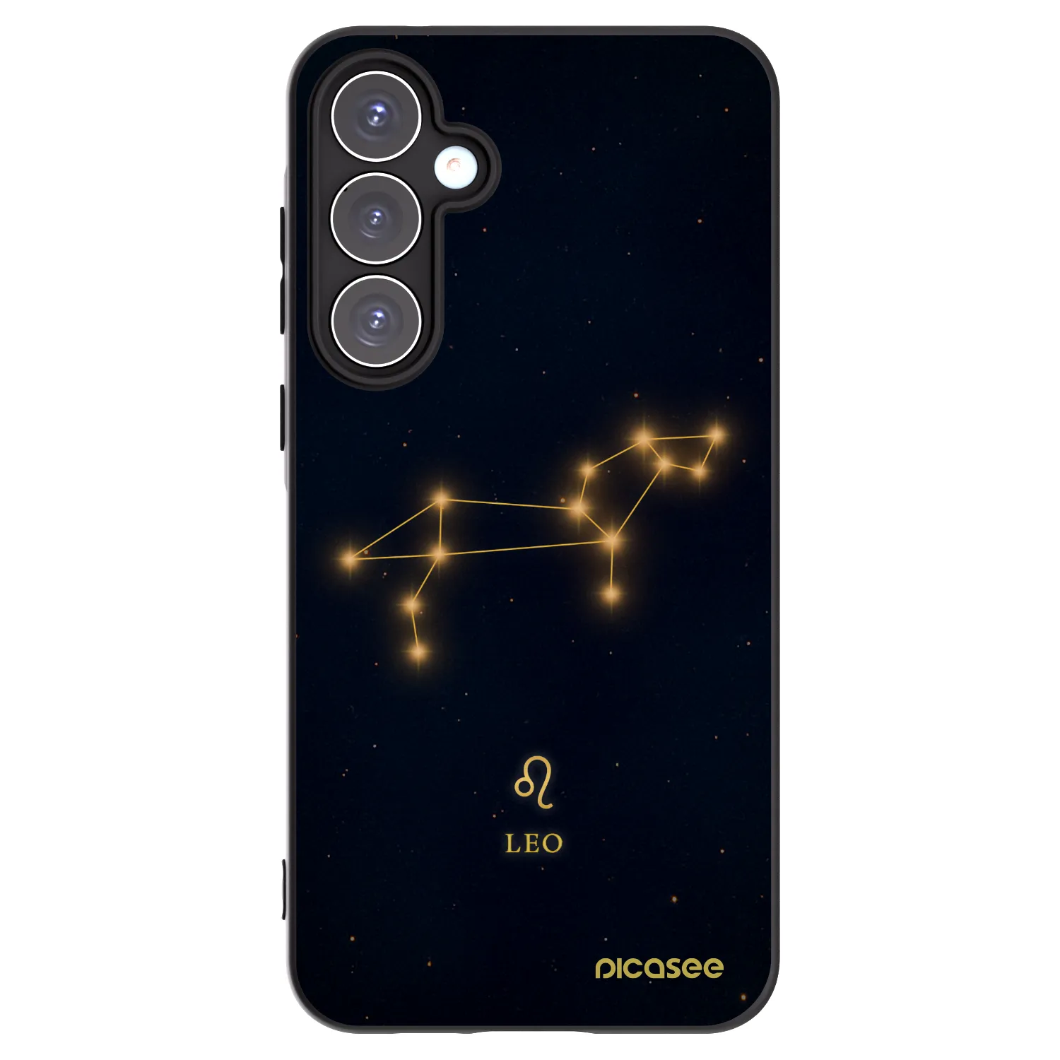 Picasee crna silikonska maskica za Samsung Galaxy A55 5G A556B - LEO