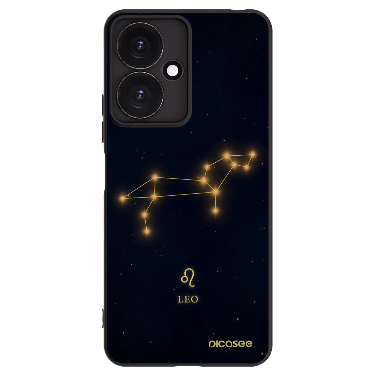 Picasee crna silikonska maskica za Xiaomi Redmi 13C 5G - LEO
