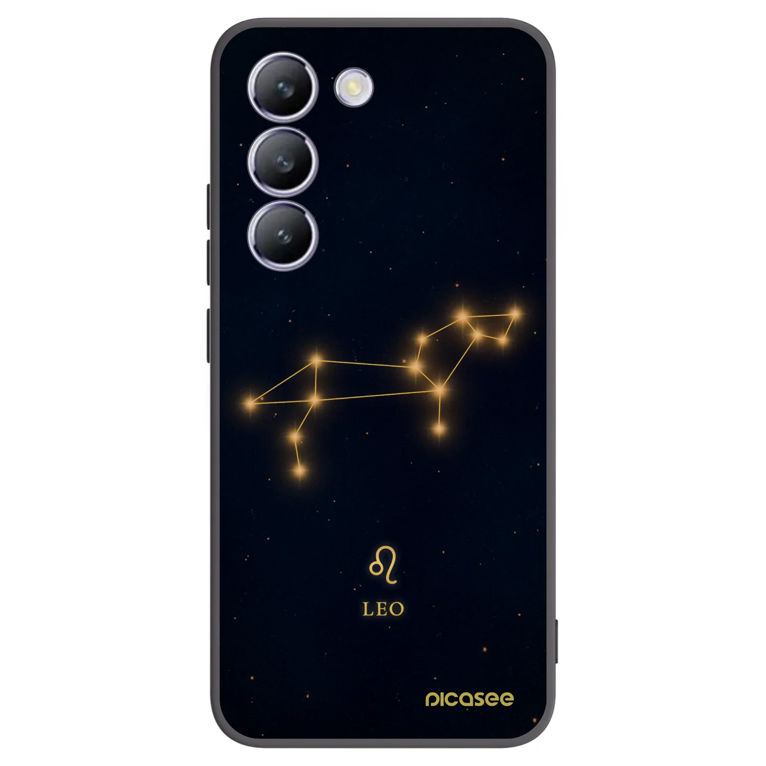 Picasee crna silikonska maskica za Vivo V40 SE 5G - LEO