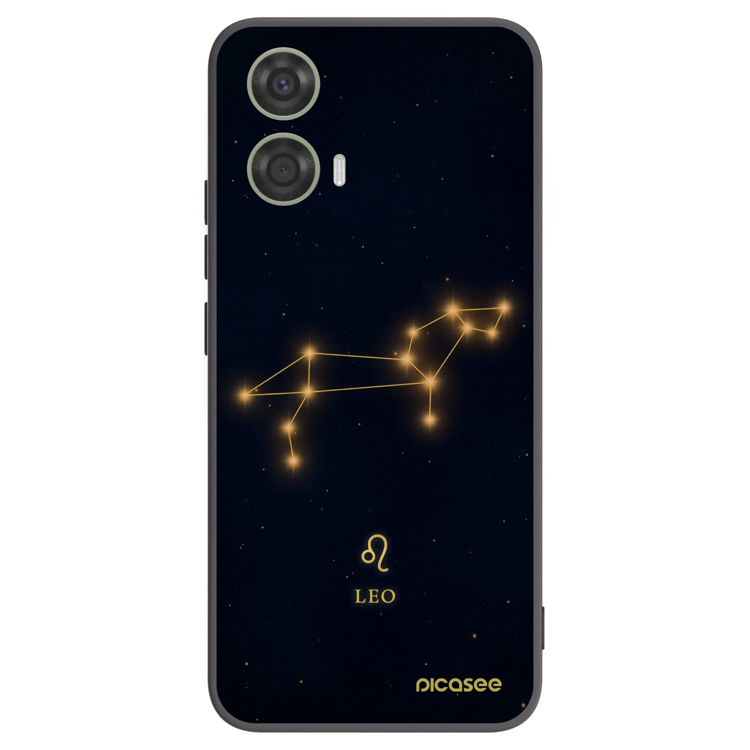 Picasee crna silikonska maskica za Motorola Moto G24 - LEO