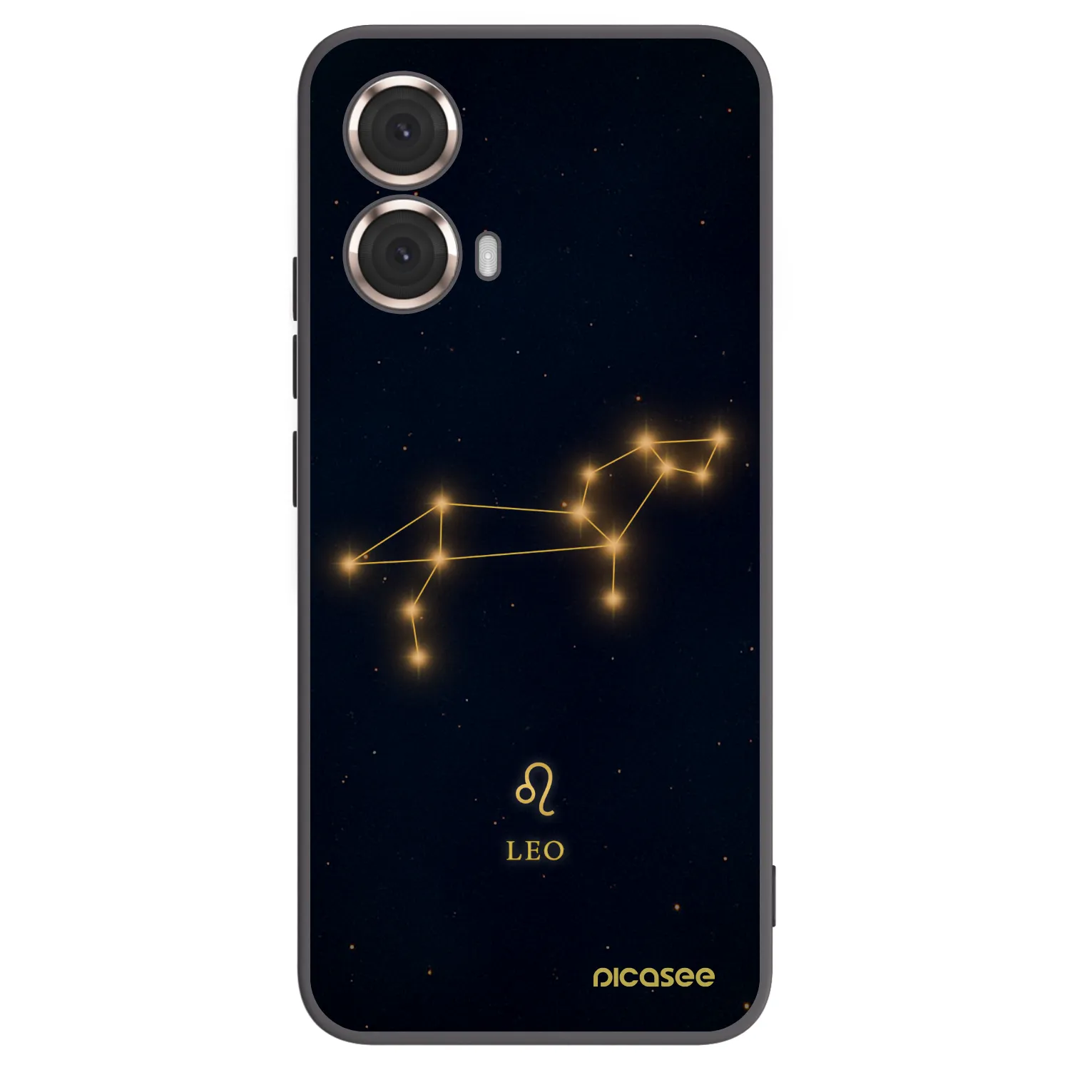 Picasee crna silikonska maskica za Motorola Moto G85 - LEO