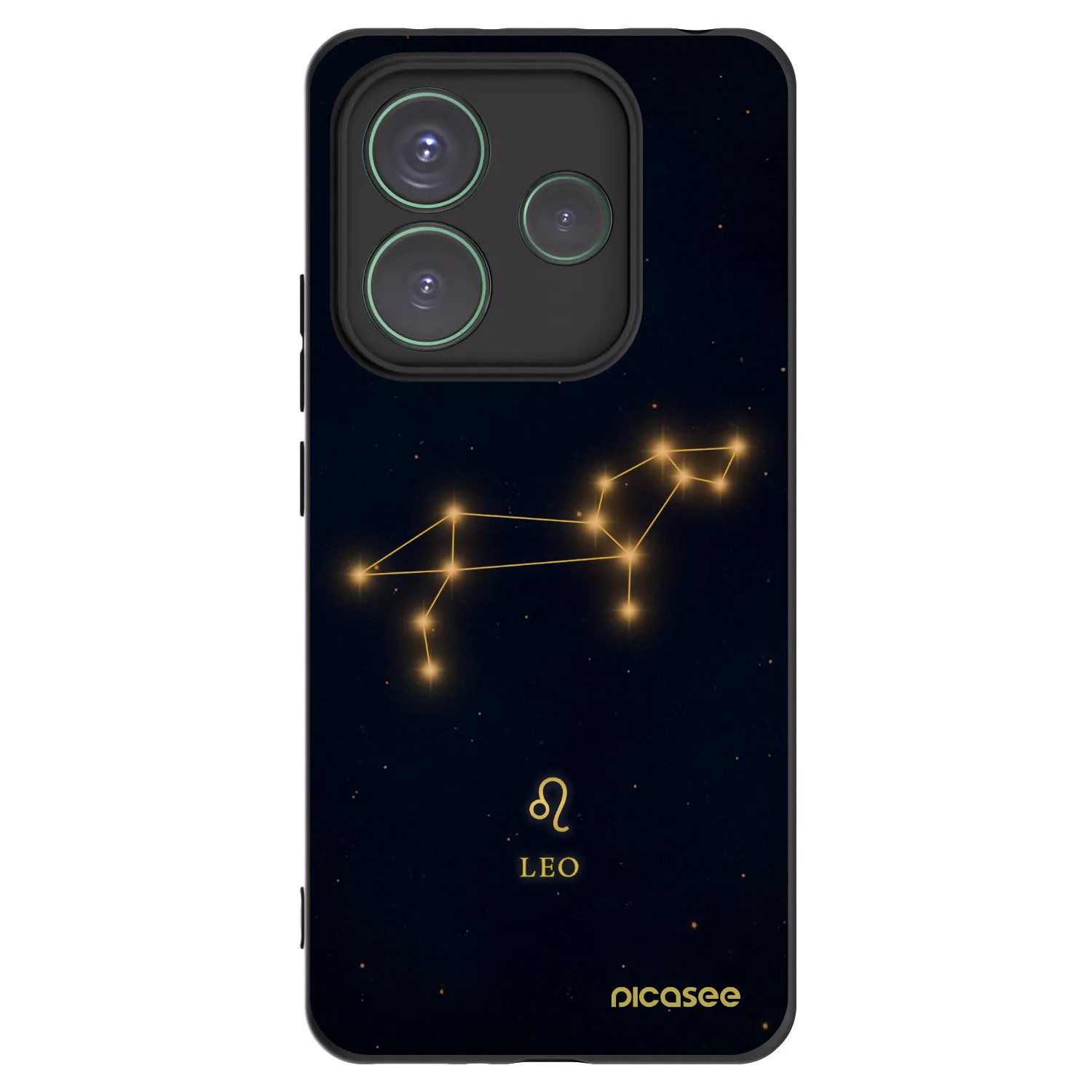 Picasee crna silikonska maskica za Xiaomi Redmi Note 14 5G - LEO