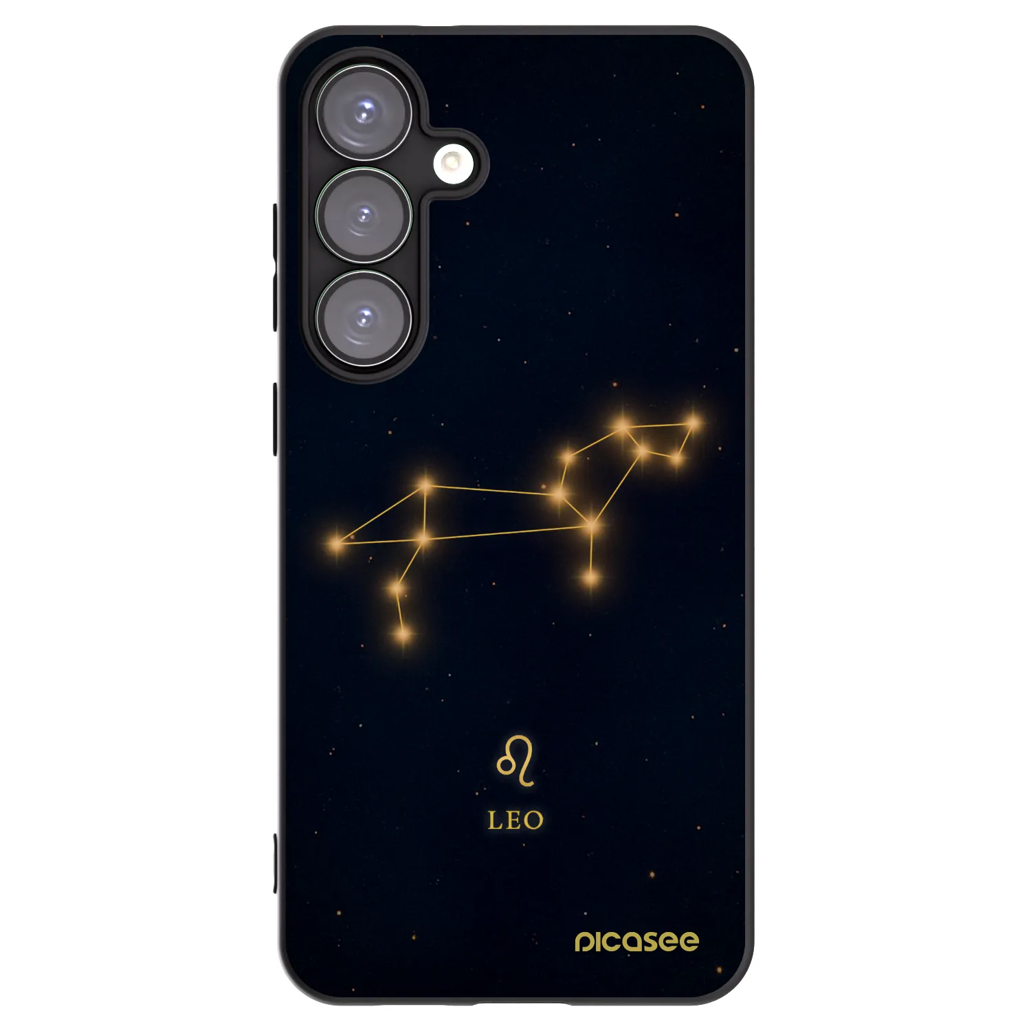 Picasee crna silikonska maskica za Samsung Galaxy S25+ 5G - LEO