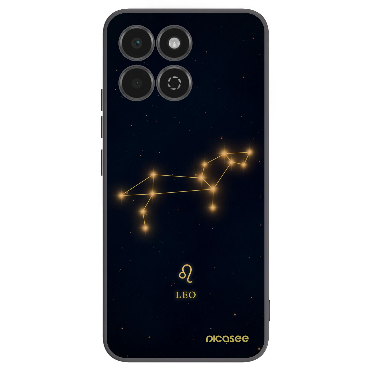 Picasee crna silikonska maskica za Honor 200 Smart 5G - LEO