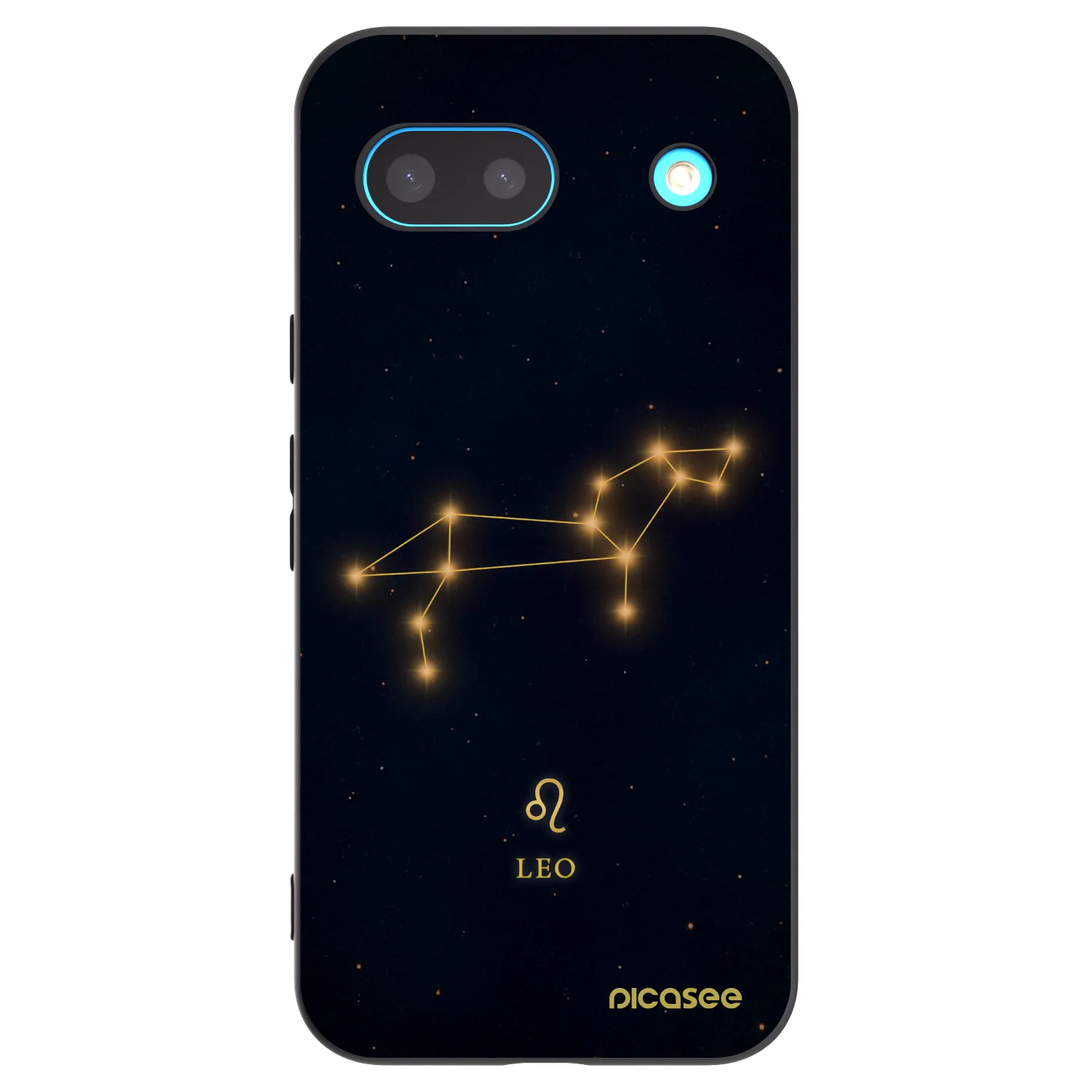 Picasee crna silikonska maskica za Google Pixel 8a - LEO