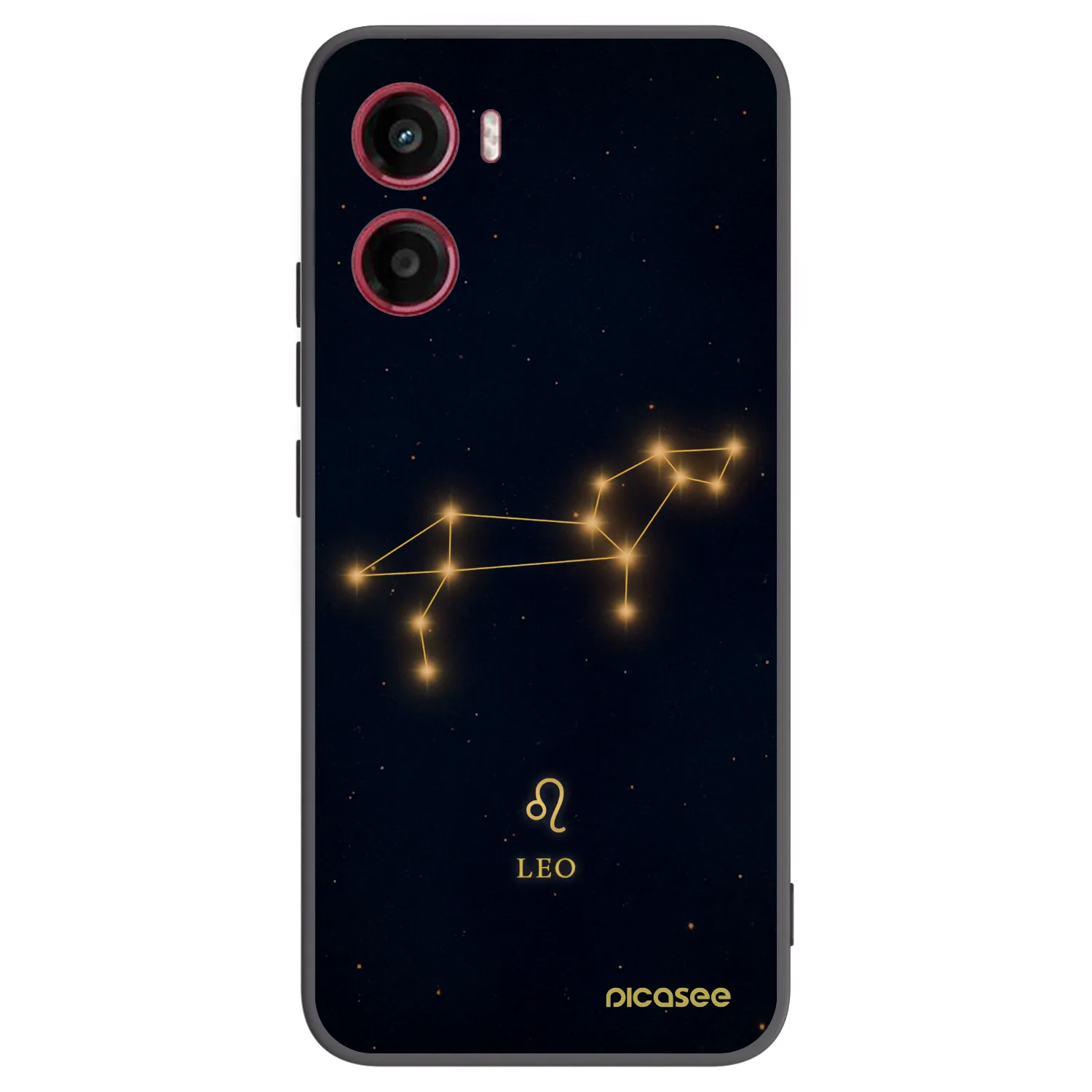 Picasee crna silikonska maskica za Motorola Moto G05 - LEO