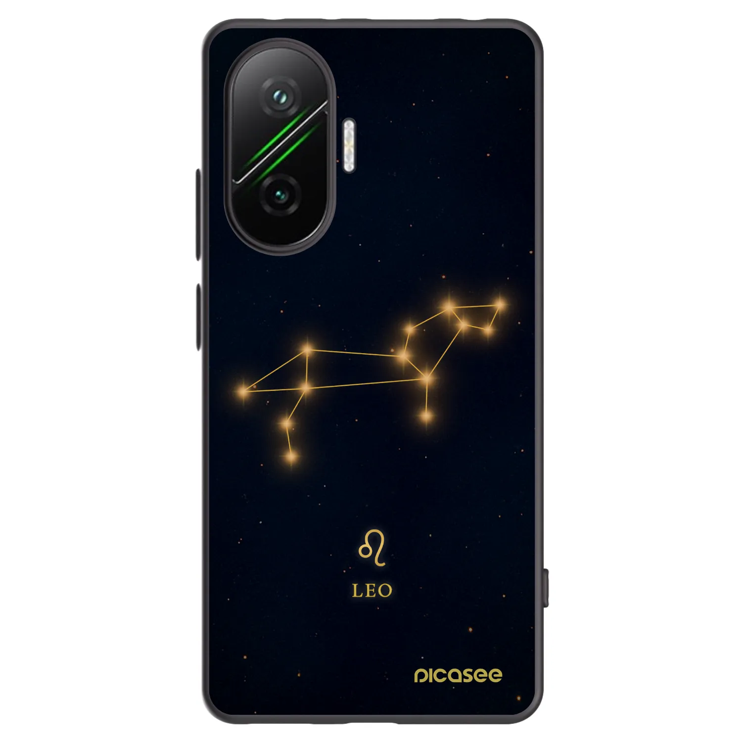 Picasee crna silikonska maskica za Xiaomi Poco F7 Pro 5G - LEO