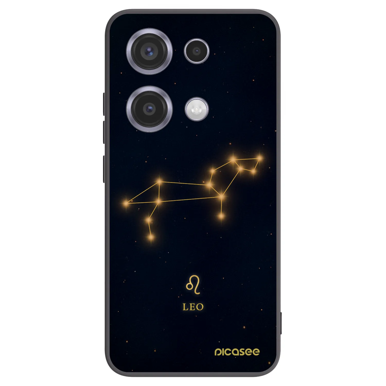 Picasee crna silikonska maskica za Xiaomi Redmi Note 14S - LEO