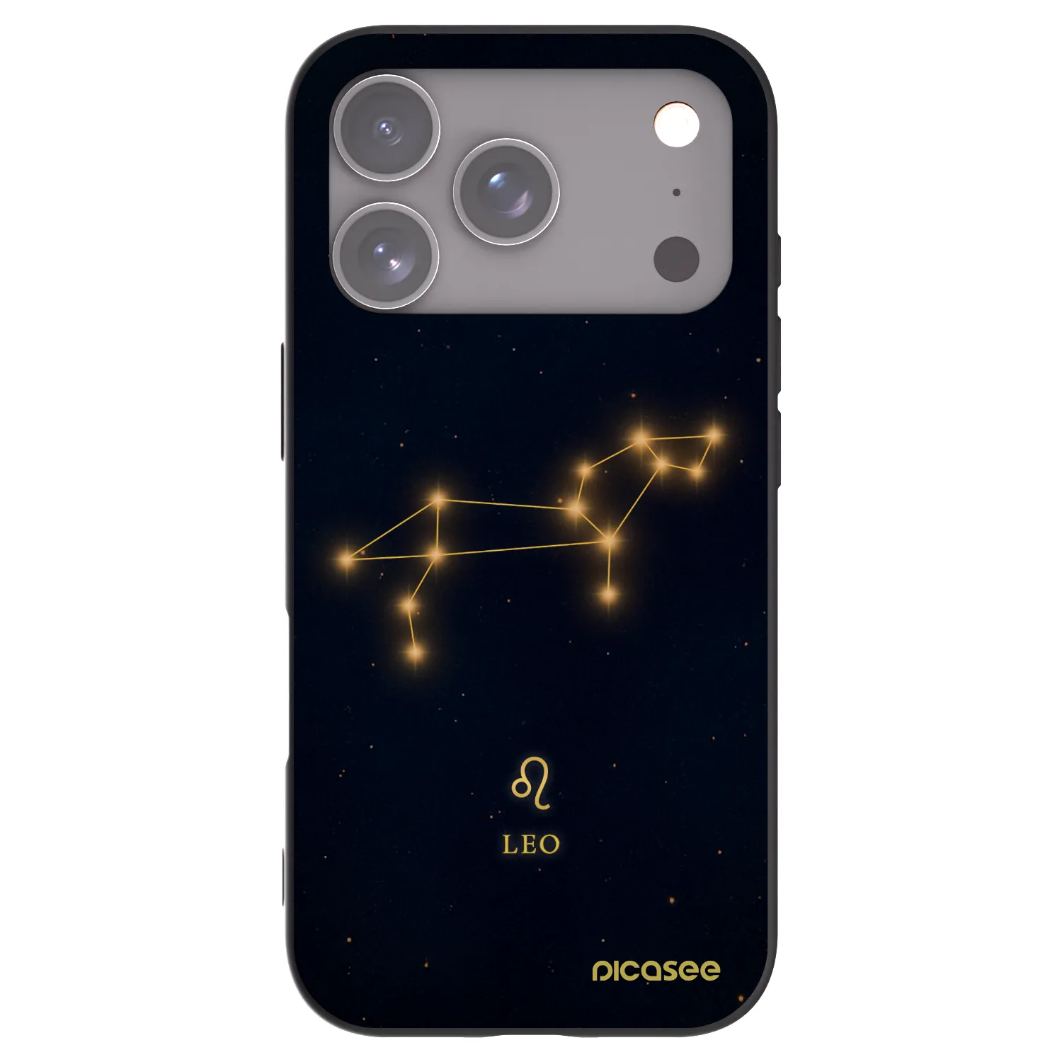 Picasee crna silikonska maskica za Apple iPhone 17 Pro - LEO