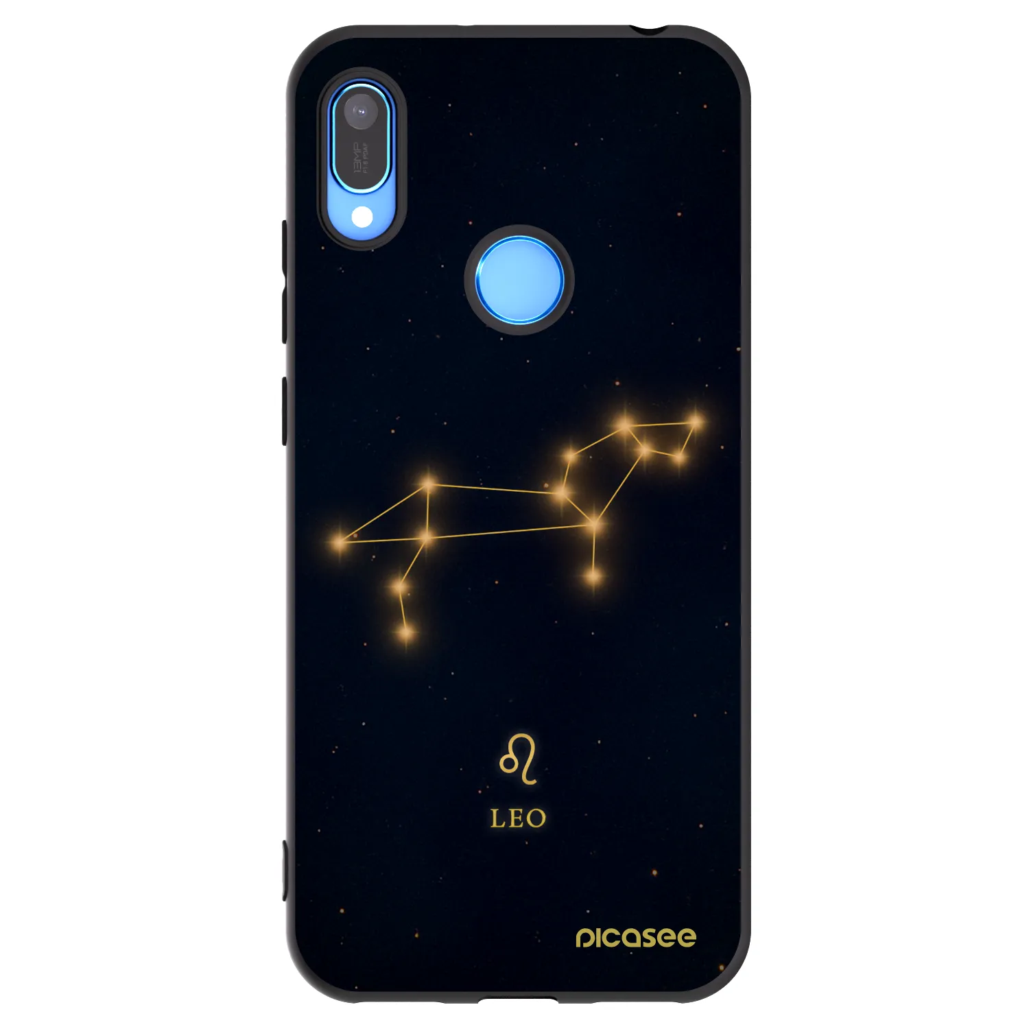 Picasee crna silikonska maskica za Huawei Y6 2019 - LEO