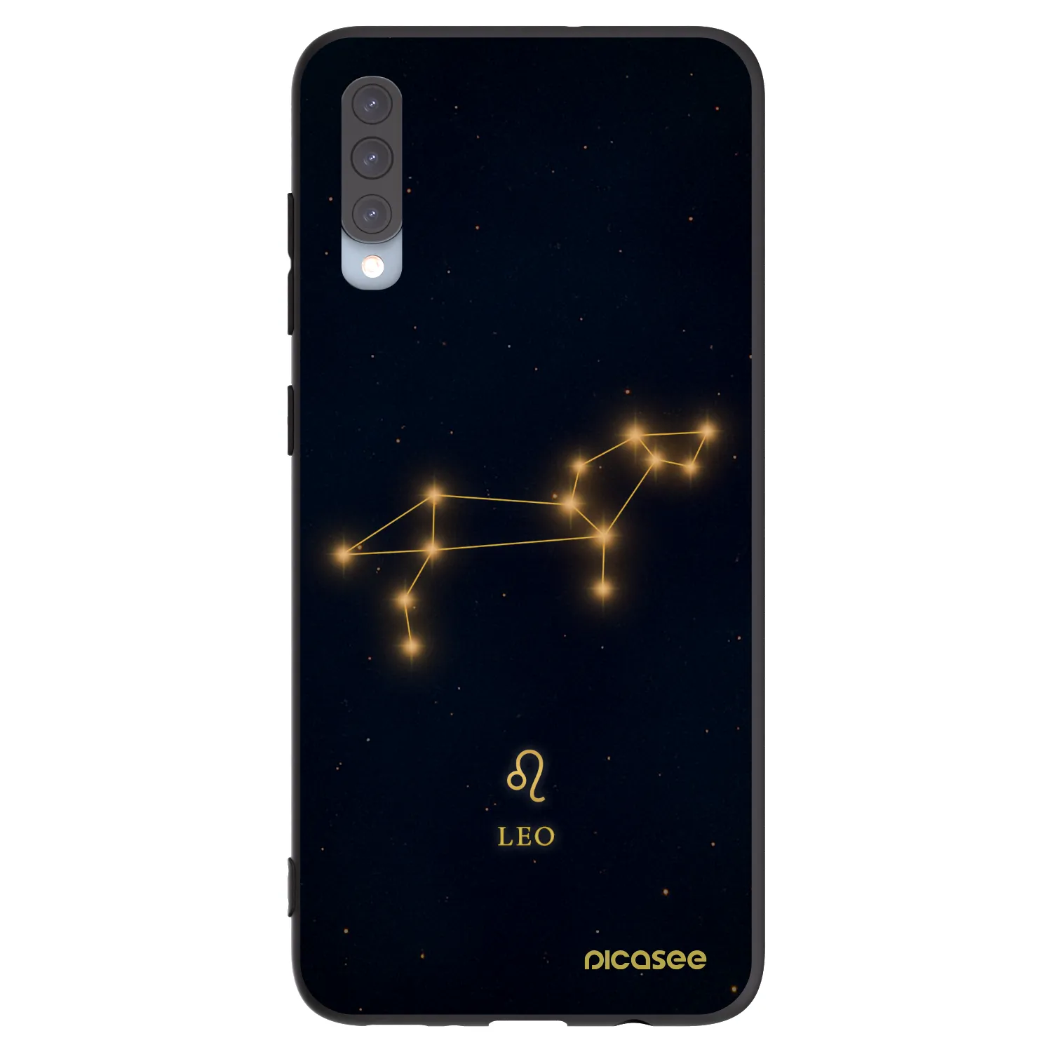 Picasee crna silikonska maskica za Samsung Galaxy A70 A705F - LEO