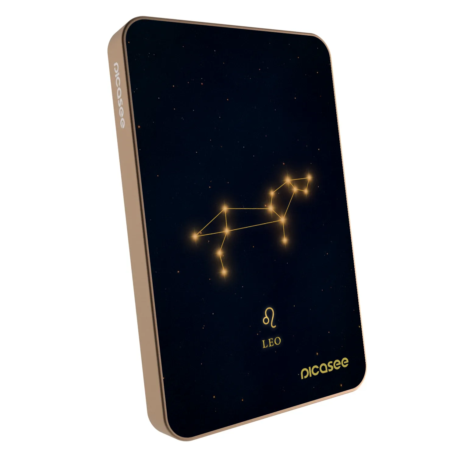 Picasee Prijenosni punjač s MagSafe 5 000 mAh Zlatni - LEO