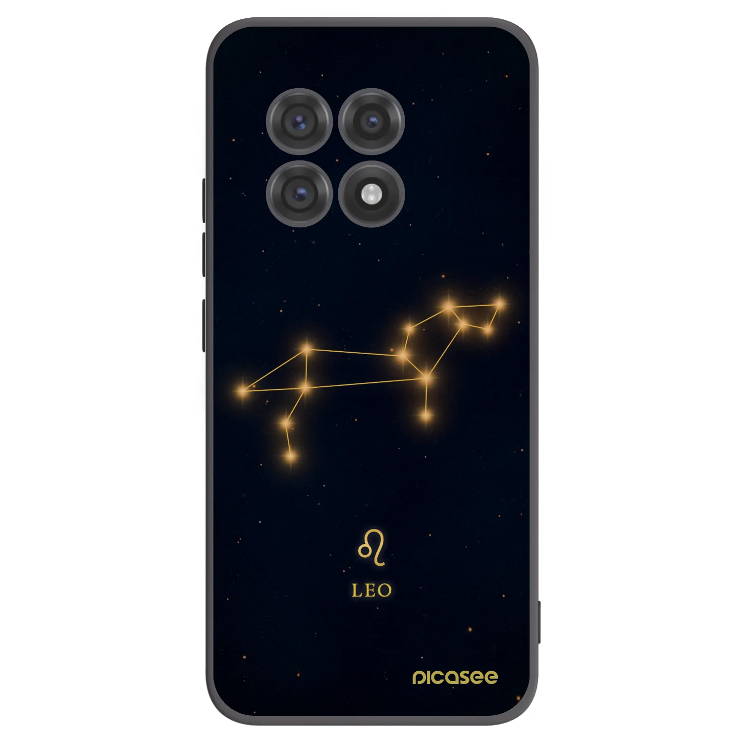 Picasee crna silikonska maskica za OnePlus 13R 5G - LEO
