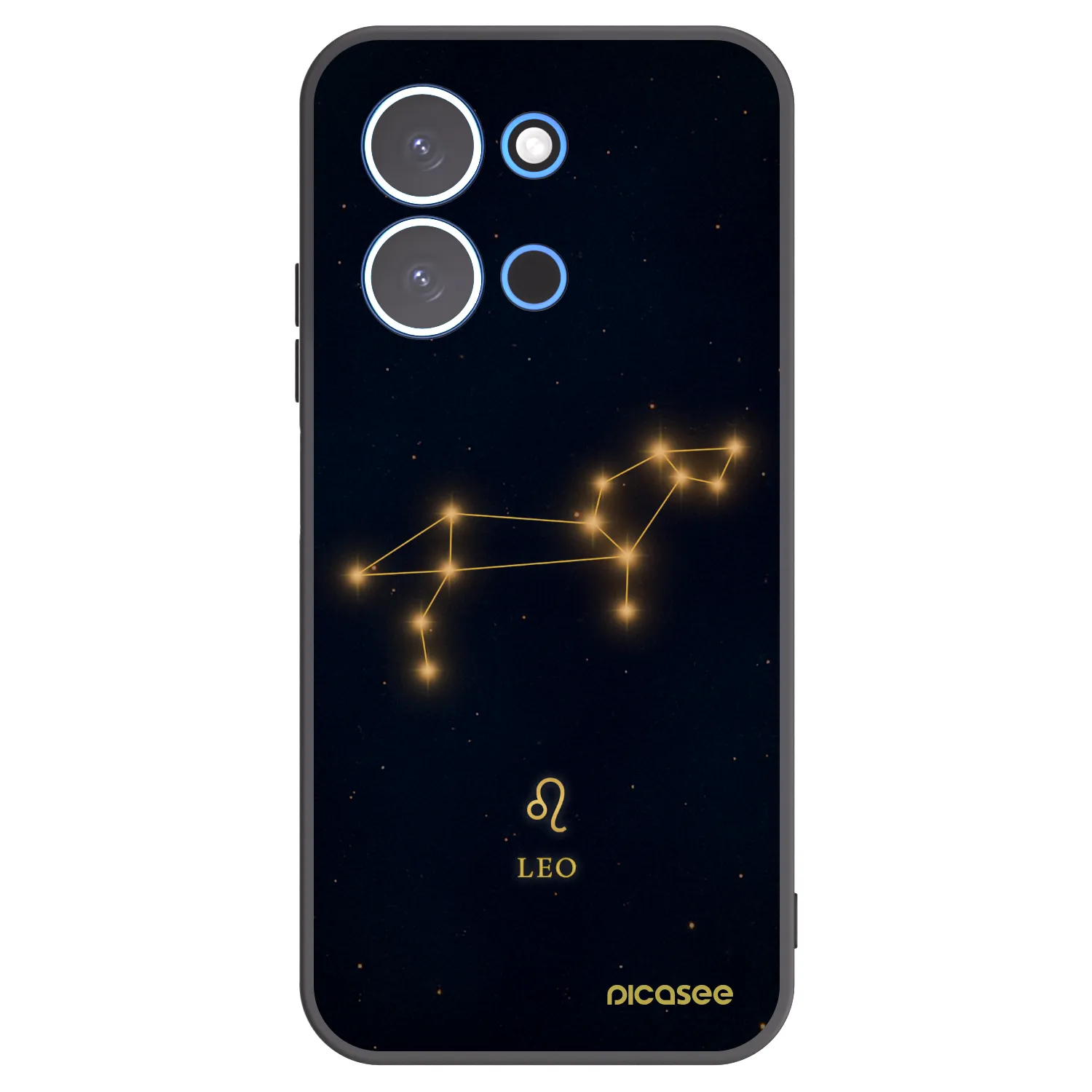 Picasee crna silikonska maskica za Xiaomi Redmi 15C 4G - LEO