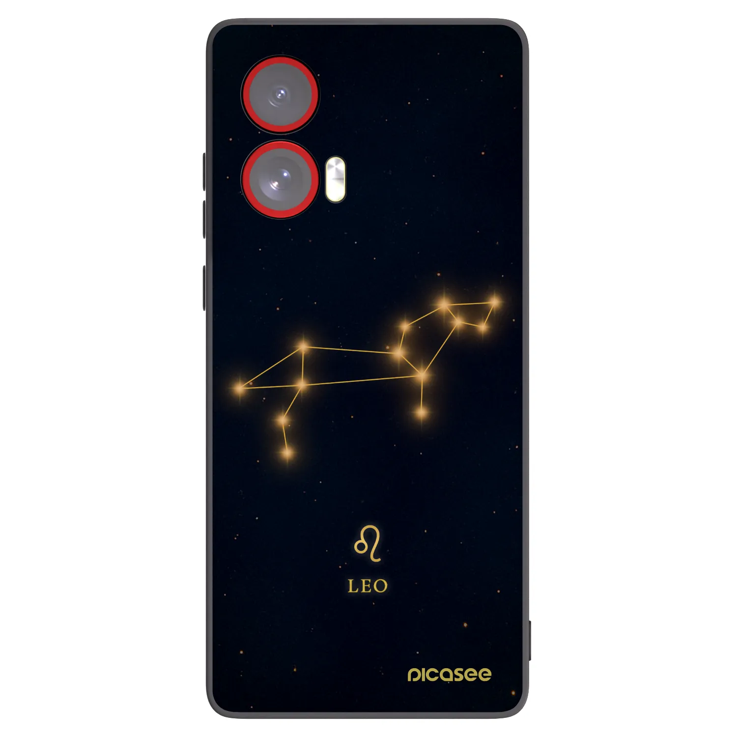 Picasee crna silikonska maskica za Motorola Edge 50 Fusion - LEO