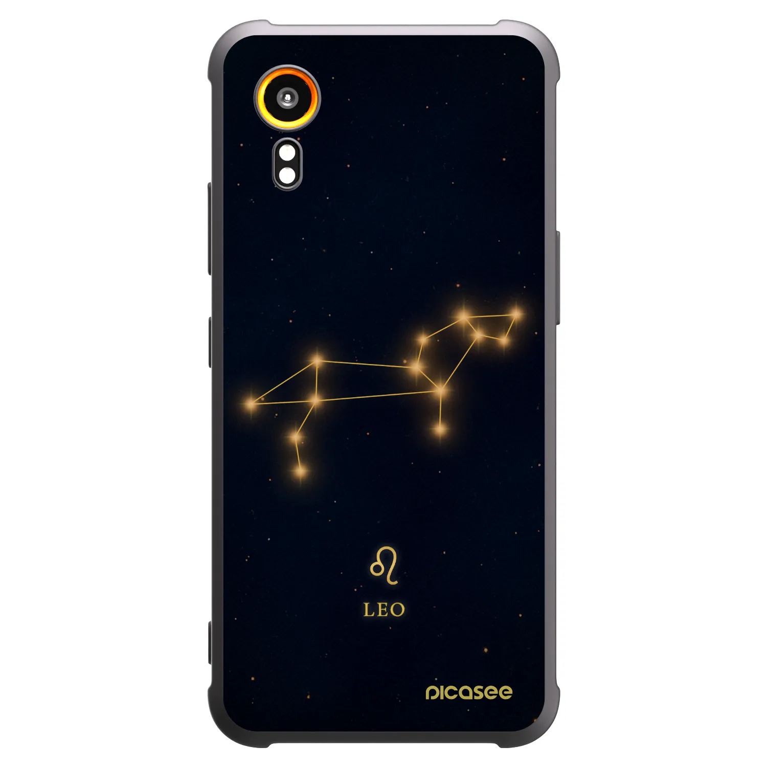 Picasee crna silikonska maskica za Samsung Galaxy Xcover 7 - LEO