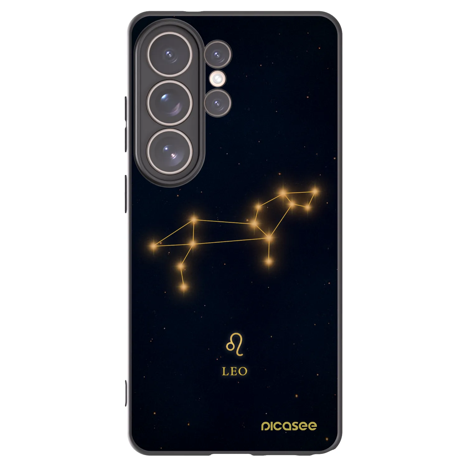 Picasee crna silikonska maskica za Samsung Galaxy S26 Ultra - LEO