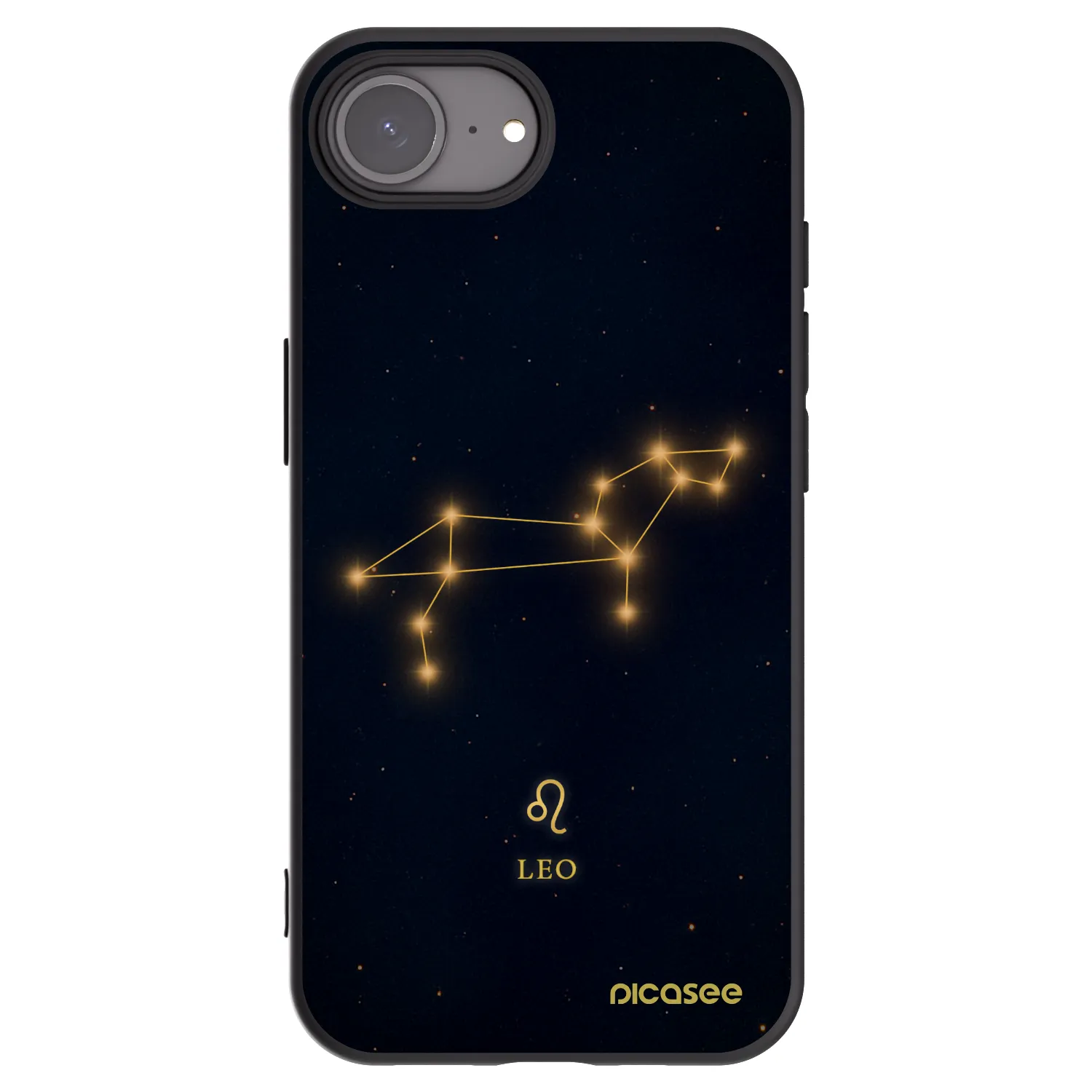 Picasee crna silikonska maskica za Apple iPhone 17e - LEO