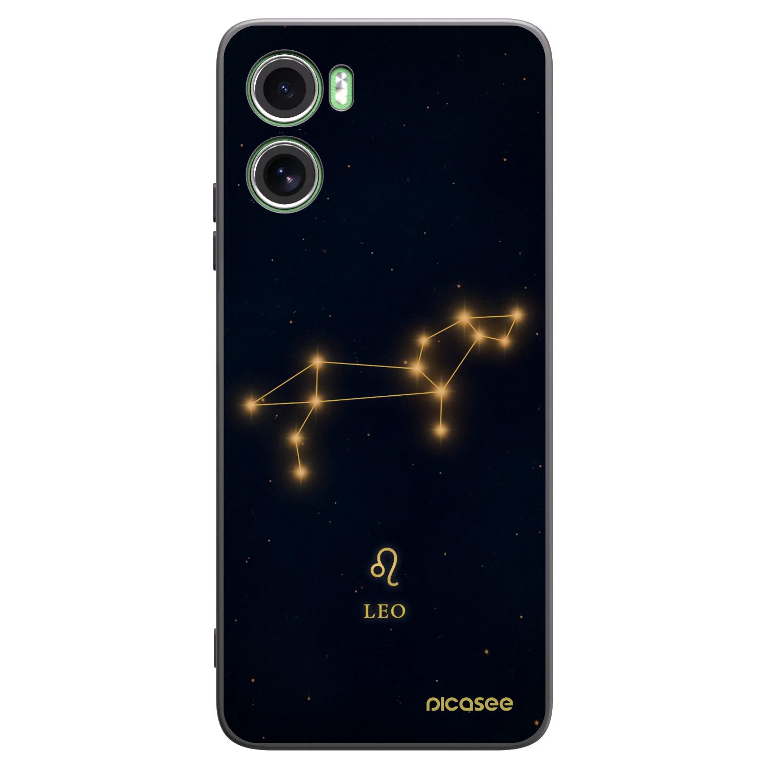 Picasee crna silikonska maskica za Motorola Moto G06 - LEO