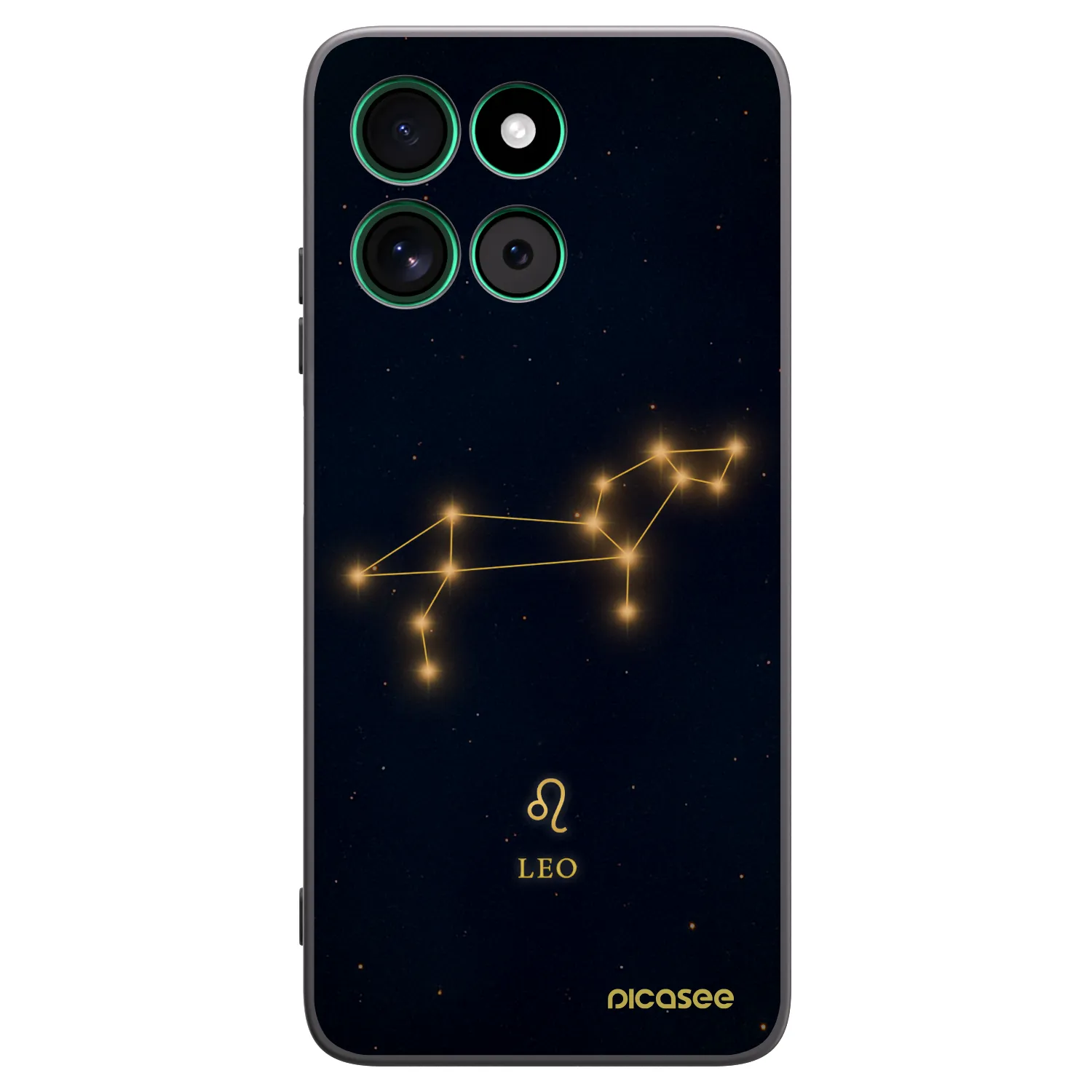Picasee crna silikonska maskica za Motorola Moto G57 Power - LEO