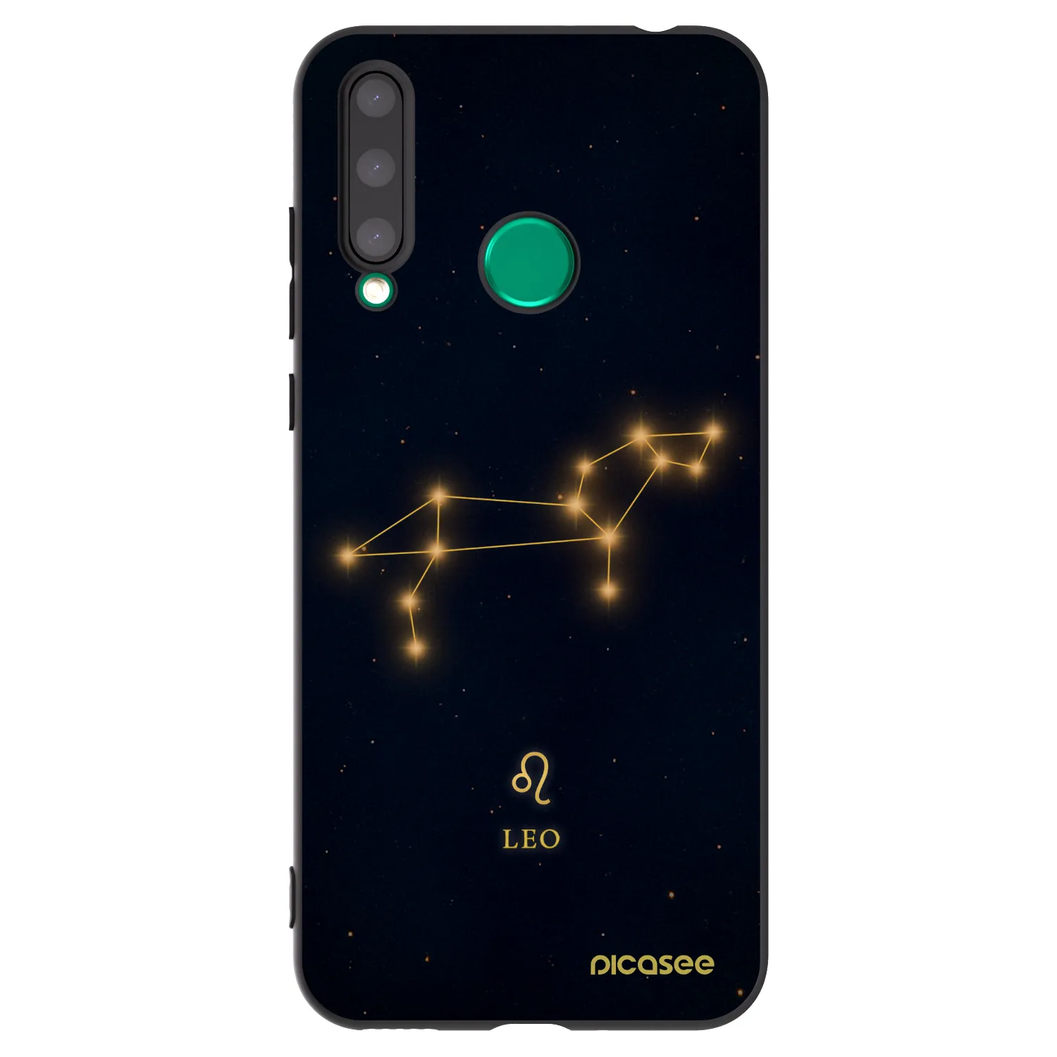 Picasee crna silikonska maskica za Honor 20 Lite - LEO
