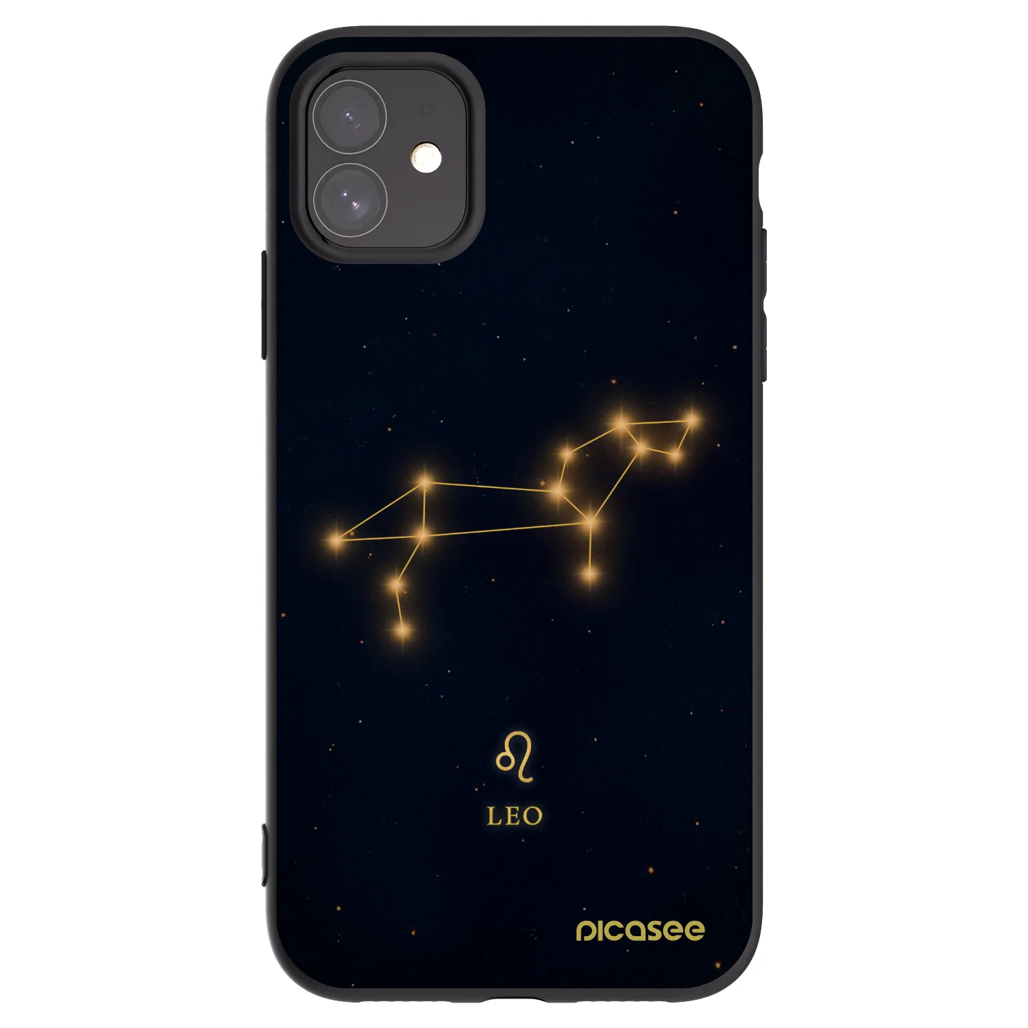 Picasee crna silikonska maskica za Apple iPhone 11 - LEO