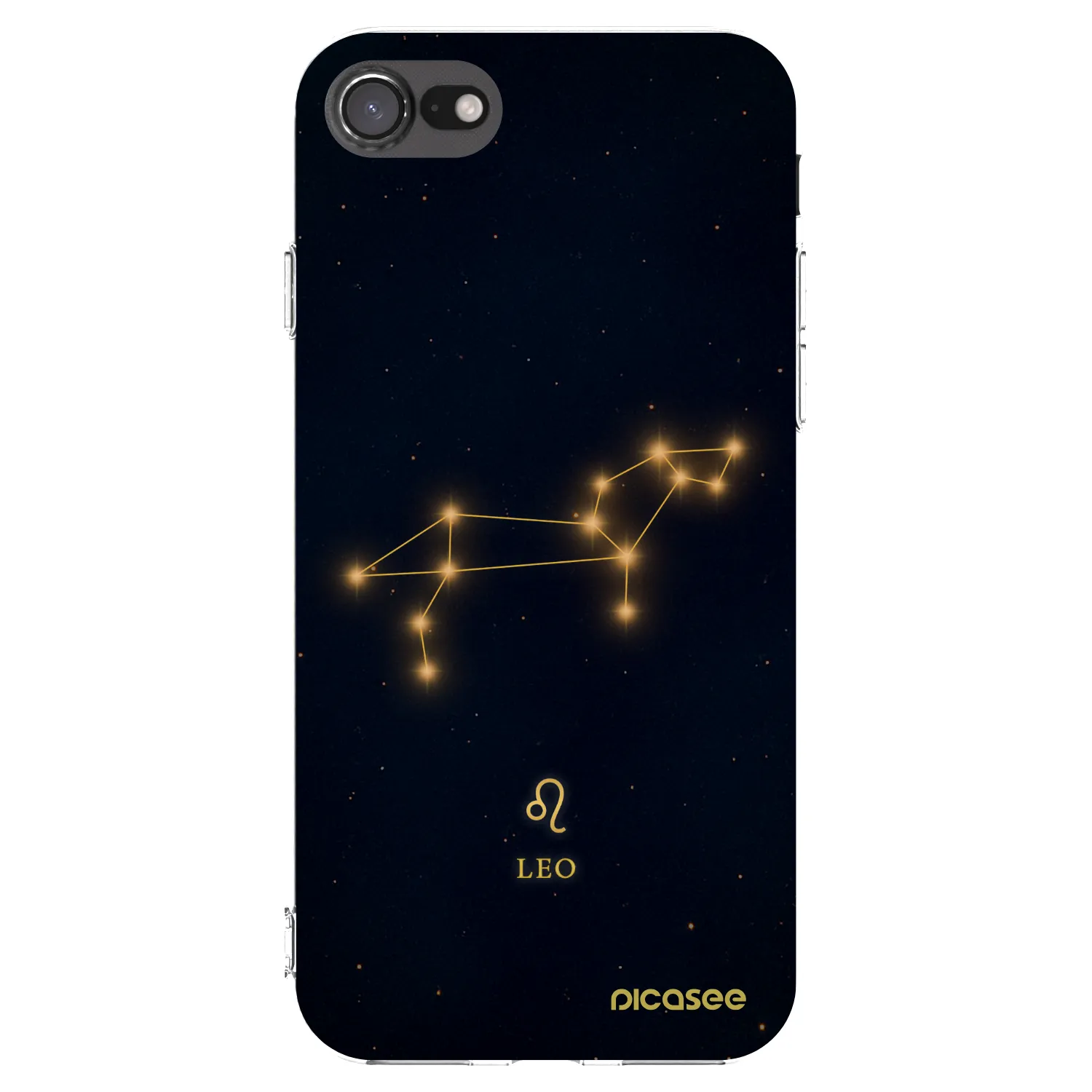 Picasee silikonska prozirna maskica za Apple iPhone 8 - LEO