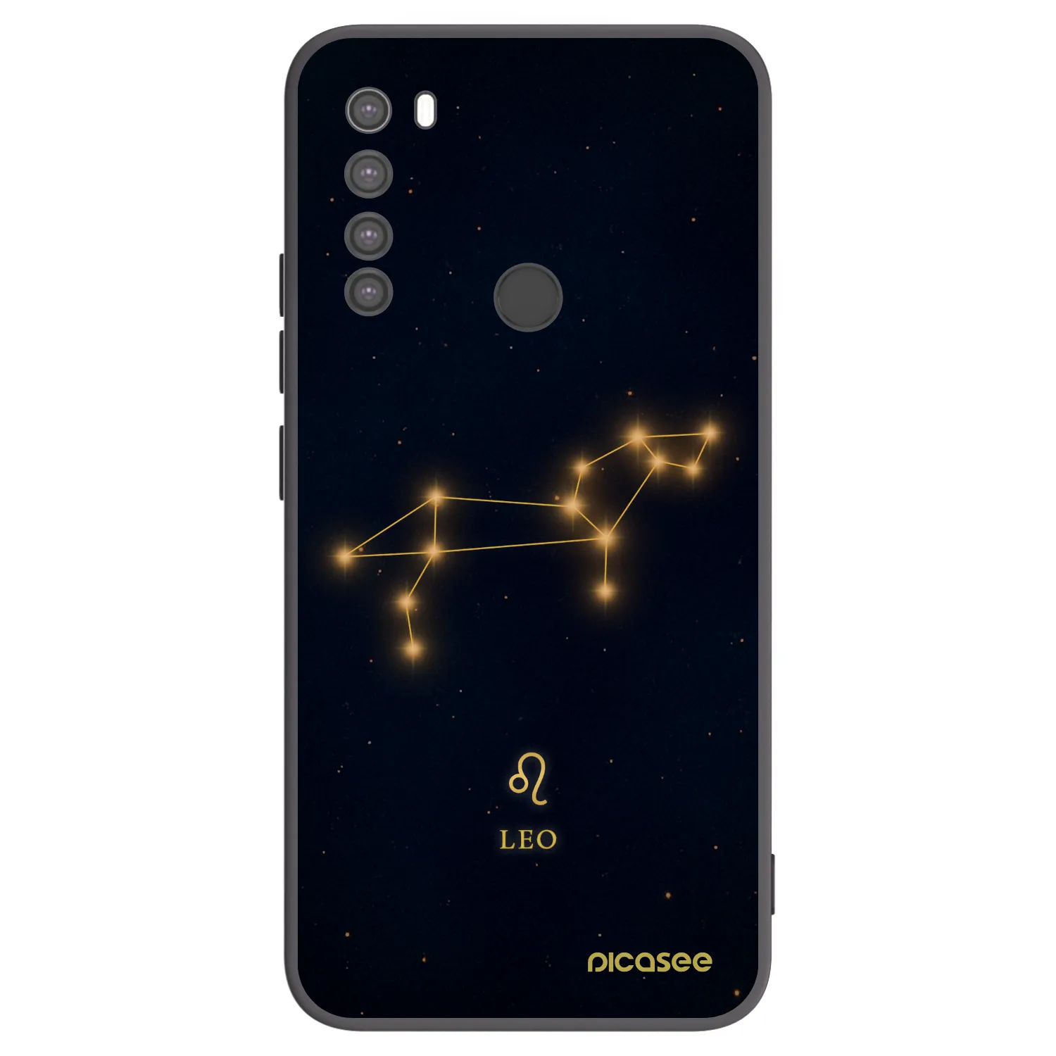 Picasee crna silikonska maskica za Xiaomi Redmi Note 8 - LEO
