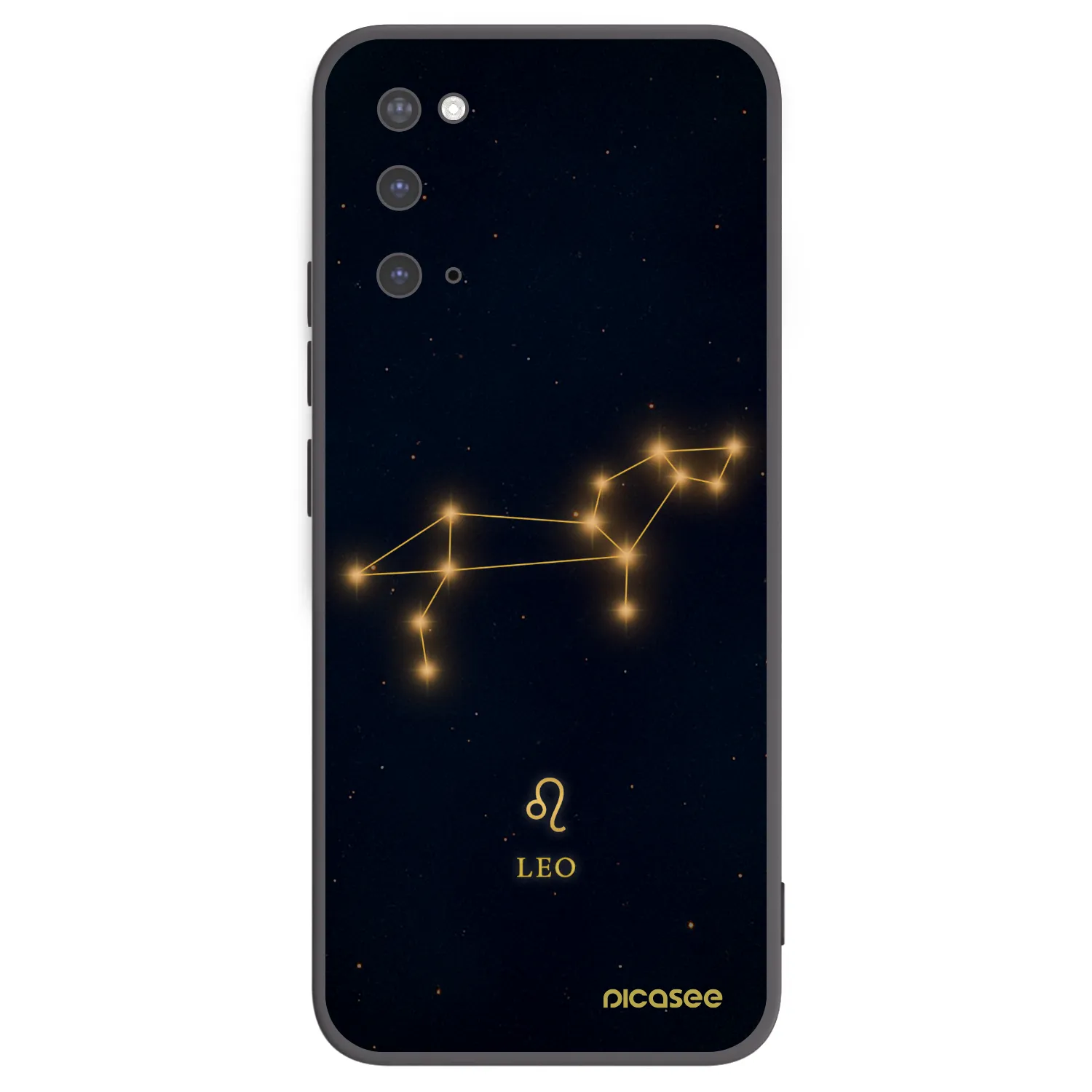 Picasee crna silikonska maskica za Samsung Galaxy S20 G980F - LEO