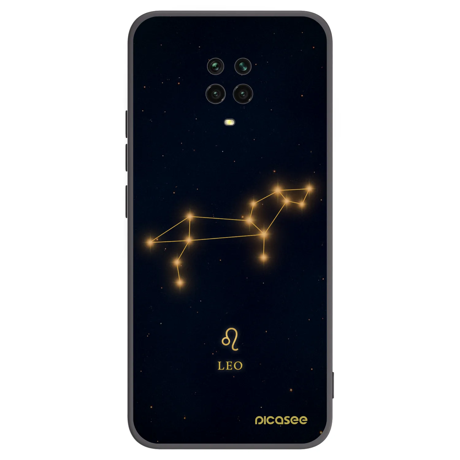 Picasee crna silikonska maskica za Xiaomi Redmi Note 9 Pro - LEO