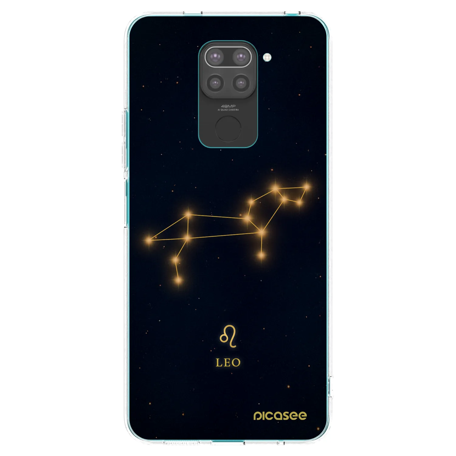 Picasee crna silikonska maskica za Xiaomi Redmi Note 9 - LEO