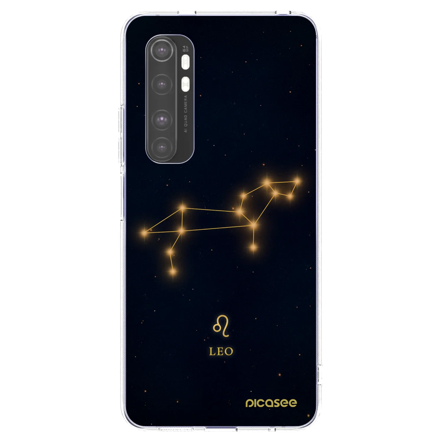 Picasee silikonska prozirna maskica za Xiaomi Mi Note 10 Lite - LEO