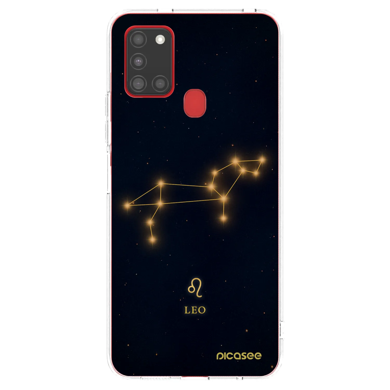 Picasee silikonska prozirna maskica za Samsung Galaxy A21s - LEO