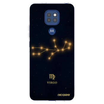 Picasee silikonska prozirna maskica za Motorola Moto G9 Play - VIRGO