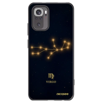 Picasee crna silikonska maskica za Xiaomi Redmi Note 10S - VIRGO