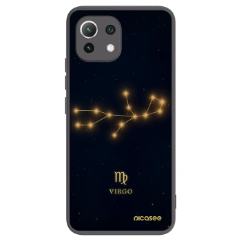 Picasee crna silikonska maskica za Xiaomi Mi 11 Lite - VIRGO