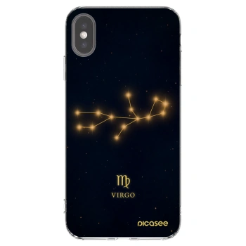 Picasee silikonska prozirna maskica za Apple iPhone XS Max - VIRGO