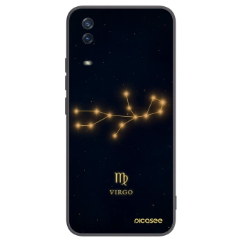 Picasee crna silikonska maskica za Vivo Y11s - VIRGO