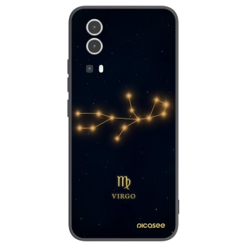 Picasee crna silikonska maskica za Vivo Y72 5G - VIRGO