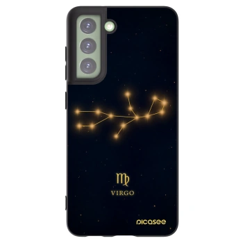 Picasee crna silikonska maskica za Samsung Galaxy S21 FE 5G - VIRGO