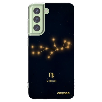 Picasee silikonska prozirna maskica za Samsung Galaxy S21 FE 5G - VIRGO