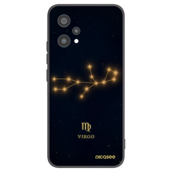 Picasee crna silikonska maskica za Realme 9 Pro 5G - VIRGO