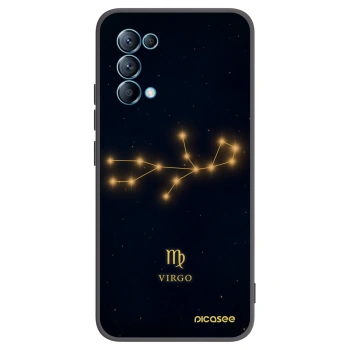 Picasee crna silikonska maskica za OPPO Reno 5 5G - VIRGO