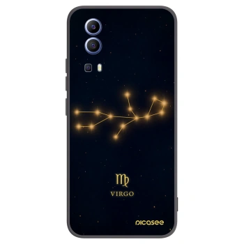 Picasee crna silikonska maskica za Vivo Y52 5G - VIRGO