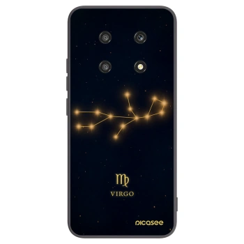 Picasee crna silikonska maskica za Honor Magic4 Lite 5G - VIRGO