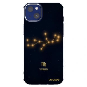 Picasee silikonska prozirna maskica za Apple iPhone 14 Plus - VIRGO