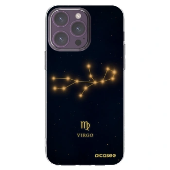 Picasee silikonska prozirna maskica za Apple iPhone 14 Pro Max - VIRGO