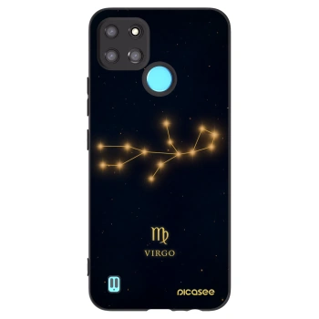 Picasee crna silikonska maskica za Realme C21Y - VIRGO
