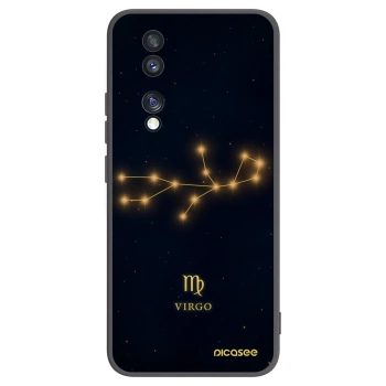 Picasee crna silikonska maskica za Honor 70 - VIRGO